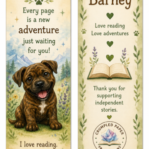 Barney Bookmark